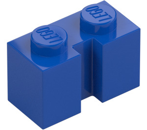 LEGO Blue Brick 1 x 2 with Groove (4216)