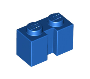 LEGO Bleu Brique 1 x 2 avec rainure (4216)