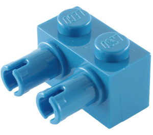 LEGO Blauw Steen 1 x 2 met Pins (30526 / 53540)