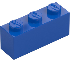 LEGO Blue Brick 1 x 3 (3622 / 45505)