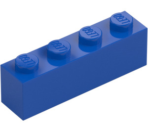 LEGO Blau Stein 1 x 4 (3010 / 6146)