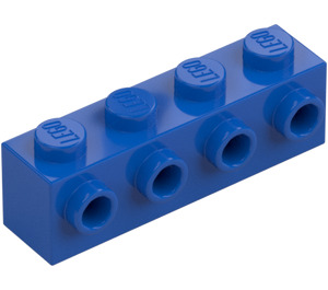 LEGO Blue Brick 1 x 4 with 4 Studs on One Side (30414)