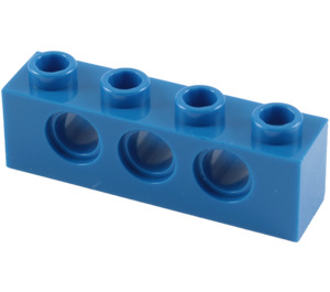 LEGO Blauw Steen 1 x 4 met Gaten (3701)