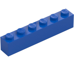 LEGO Blau Stein 1 x 6 (3009 / 30611)