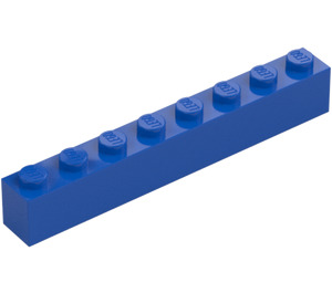 LEGO Blauw Steen 1 x 8 (3008)