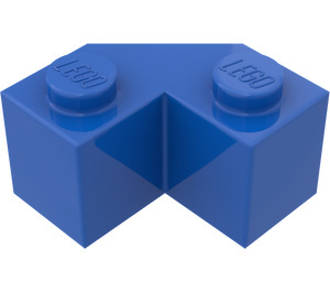 LEGO Blu Mattoncino 2 x 2 Facet (87620)