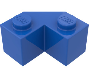 LEGO Blue Brick 2 x 2 Facet (87620)