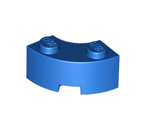LEGO Blauw Steen 2 x 2 Ronde Hoek met Stud Notch en versterkte onderkant (85080)