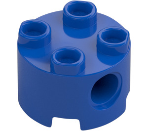 LEGO Blue Brick 2 x 2 Round with Holes (17485 / 79566)