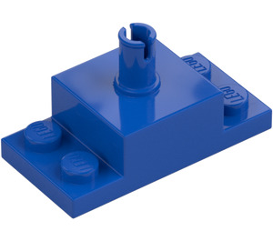 LEGO Blue Brick 2 x 2 with Vertical Pin and 1 x 2 Side Plates (30592 / 42194)