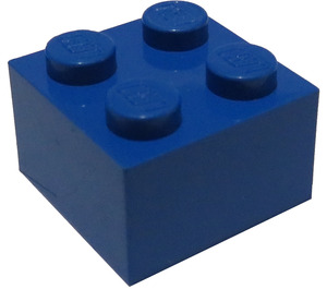 LEGO Blau Stein 2 x 2 ohne Kreuzstützen (3003)