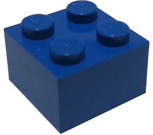 LEGO Bleu Brique 2 x 2 sans supports transversaux (3003)