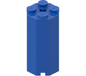 LEGO Bleu Brique 2 x 2 x 3.3 Octagonal (6037)
