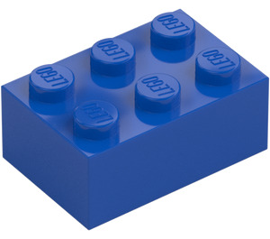 LEGO Blau Stein 2 x 3 (3002)