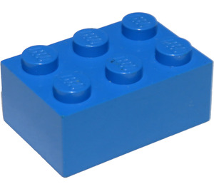 LEGO Blau Backstein 2 x 3 (Früher ohne Kreuzstützen) (3002)