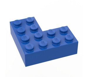 LEGO Azul Ladrillo 4 x 4 Esquina