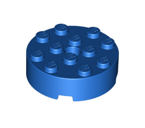 LEGO Blauw Steen 4 x 4 Ronde met Gat (87081)