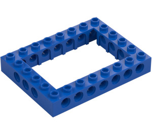 LEGO Blu Mattoncino 6 x 8 con Open Centro 4 x 6 (1680 / 32532)