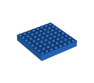 LEGO Blauw Steen 8 x 8 (4201 / 43802)