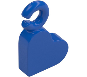 LEGO Blauw Charm - Hart (77814)