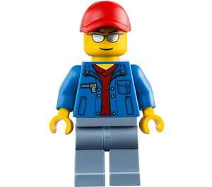 LEGO Blau City Minifigur