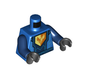 LEGO Azul Clay Minifigura Torso (973 / 76382)