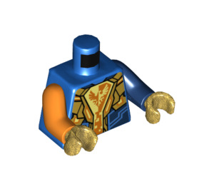 LEGO Blau Clay Minifigur Torso (973 / 76382)