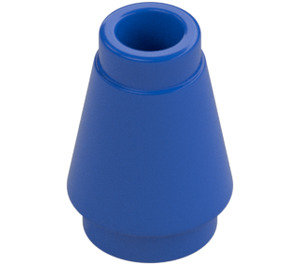 LEGO Blauw Kegel 1 x 1 met top groef (28701 / 59900)