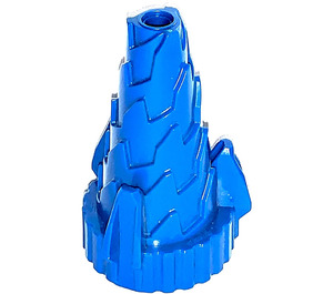 LEGO Blue Cone Stepped Drill with Spikes (64713)