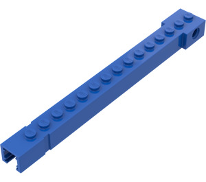 LEGO Bleu Grue Bras À l'extérieur Large avec encoche