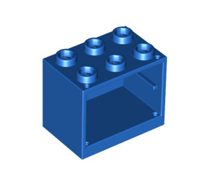 LEGO Blue Cupboard 2 x 3 x 2 with Recessed Studs (92410)