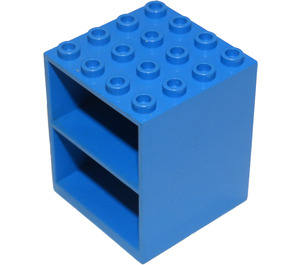 LEGO Blue Cupboard 4 x 4 x 4 Homemaker  without Door Holder Holes