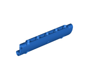 LEGO Blauw Gebogen Paneel 11 x 3 met 2 Pin Gaten (62531)