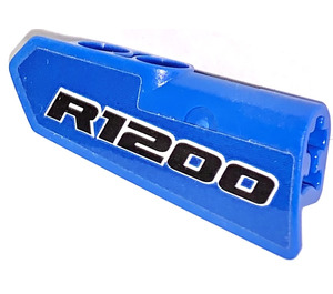 LEGO Blue Curved Panel 21 Right with R1200 Sticker (11946)