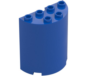 LEGO Blå Cylinder 2 x 4 x 4 Halv (6218 / 20430)