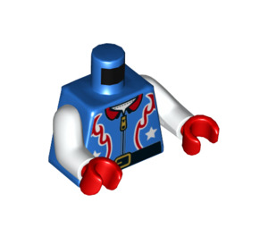 LEGO Azul Daredevil Piloto Torso (973 / 76382)