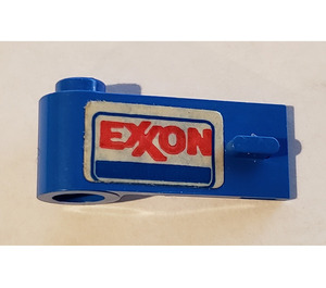 LEGO Blau Tür 1 x 3 x 1 Links mit Exxon Logo Aufkleber (3822)