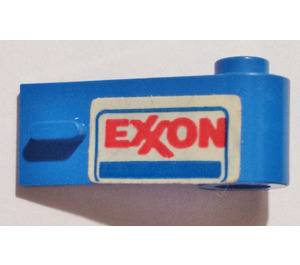 LEGO Blue Door 1 x 3 x 1 Right with Exxon logo Sticker (3821)