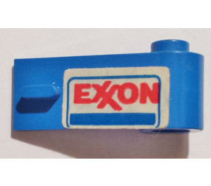 LEGO Blauw Deur 1 x 3 x 1 Rechtsaf met Exxon logo Sticker (3821)