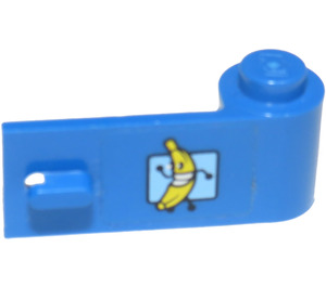 LEGO Bleu Porte 1 x 3 x 1 Droite avec Running Banane Autocollant (3821)