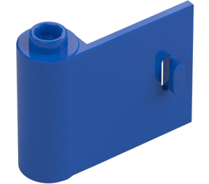 LEGO Blauw Deur 1 x 3 x 2 Links met holle scharnier (92262)