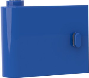 LEGO Blue Door 1 x 3 x 2 Left with Solid Hinge (3189)