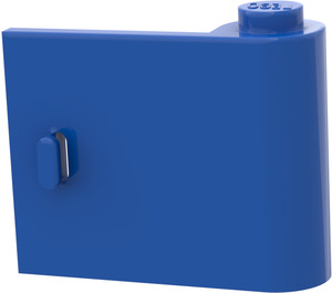 LEGO Blue Door 1 x 3 x 2 Right with Solid Hinge (3188)