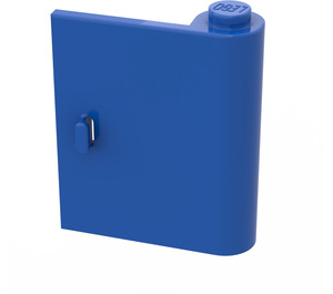 LEGO Bleu Porte 1 x 3 x 3 Droite avec charnière solide (3190 / 3192)