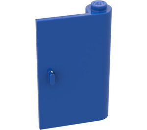 LEGO Blu Porta 1 x 3 x 4 Destra con cerniera piena (446 / 3192)