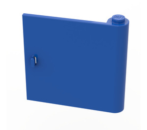 LEGO Blu Porta 1 x 5 x 4 Destra con maniglia spessa (3194)