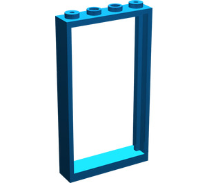 LEGO Blue Door Frame 1 x 4 x 6 (Double Sided) (30179)