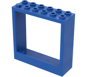 LEGO Blu Porta Telaio 2 x 6 x 5