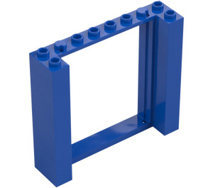 LEGO Blauw Deur Kader 2 x 8 x 6 (80400)