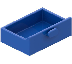 LEGO Blauw Drawer zonder versterking (4536)